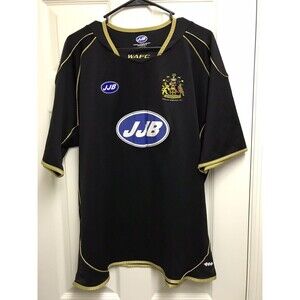 NWOT 2004/05 Wigan Athletic Away XXL JJB Jersey Black